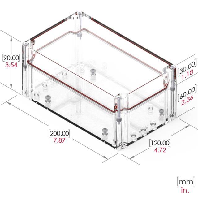 RB85P12C24C Serpac  Boxes